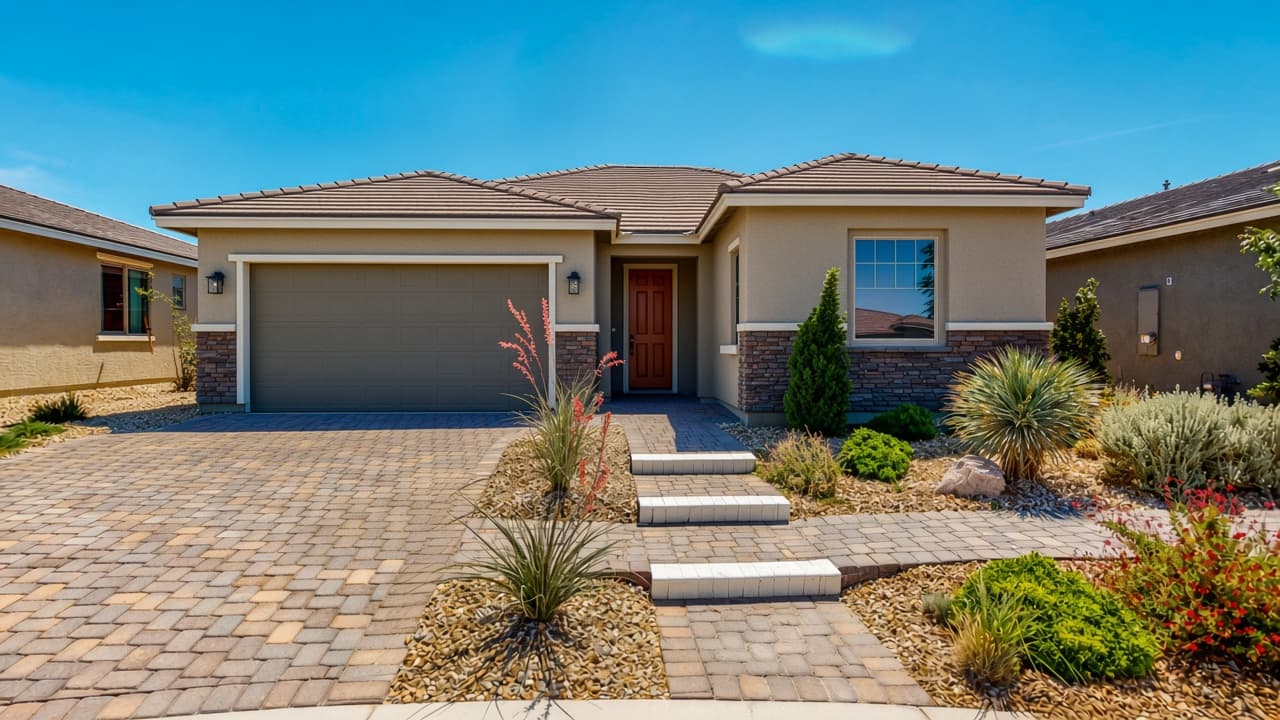 Cottage Series single-story home at Del Webb North Ranch in North Las Vegas
